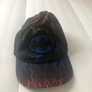 Vintage Batman Painters Snapback hat. Rainbow print 1990’s DC Comics